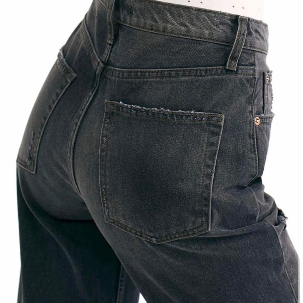 Free People Lita Cropped Straight Leg Jean - Picture 2 of 3